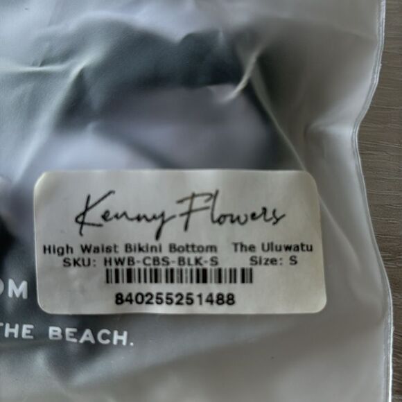 Kenny Flowers The Uluwatu High Waisted Bikini Bottom Swimwear Small NWT in packg - Picture 5 of 5